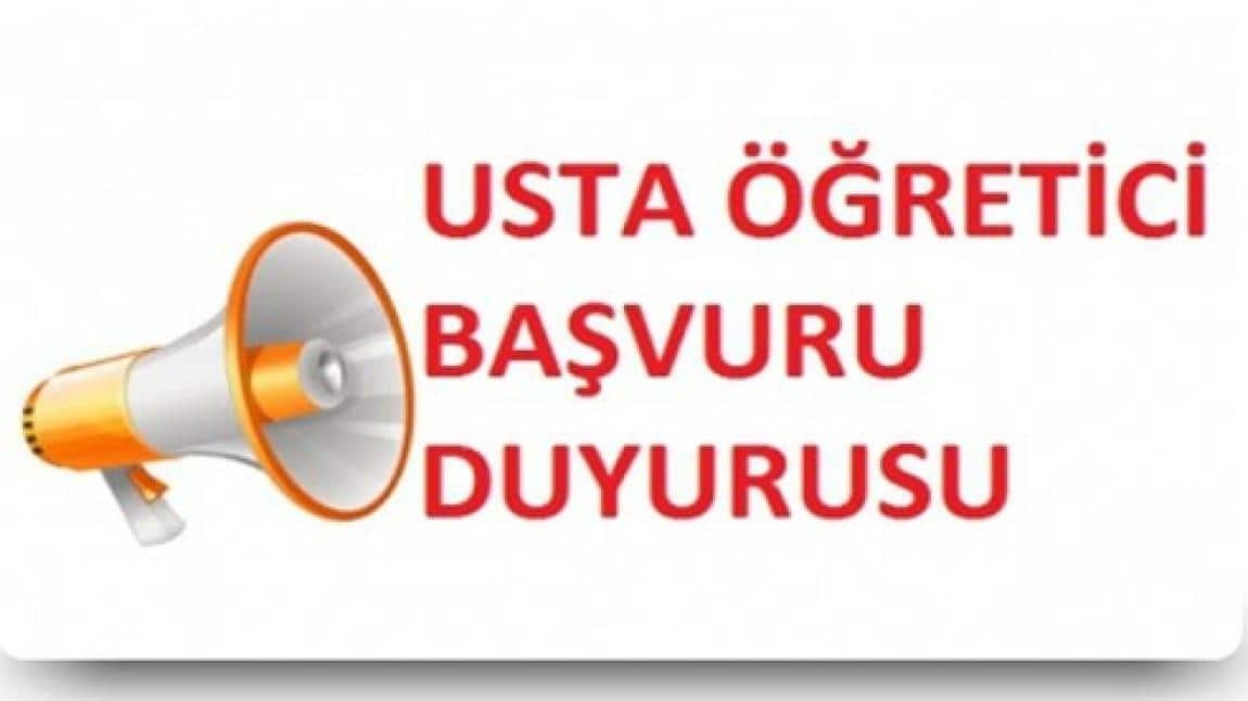 Usta Öğretici Başvuru Duyurusu